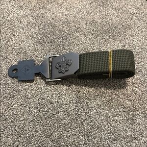 Boy Scouts of America Belt with Black Buckle